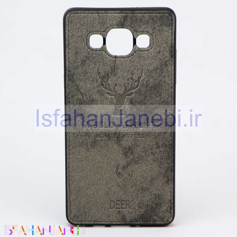 اصفهان جانبی-قاب چرمی طرح گوزن Samsung A5 خاکستری