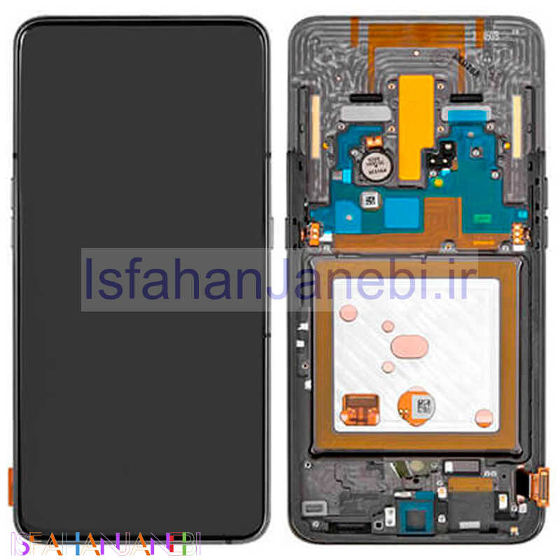 اصفهان جانبی-تاچ و ال سی دی اورجینال Samsung Galaxy A80 سرویس پک به همراه فریم