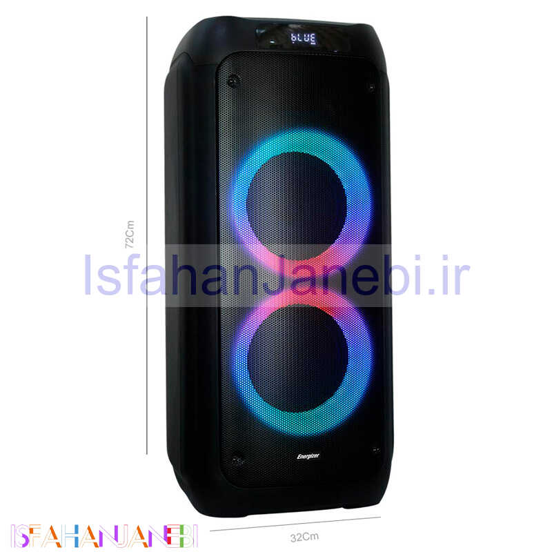 اصفهان جانبی-اسپیکر چمدانی بلوتوثی رم و فلش خور Energizer BTS582