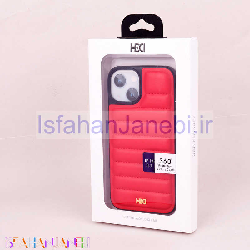 اصفهان جانبی-قاب PC پافر HBD چرمی iPhone 14