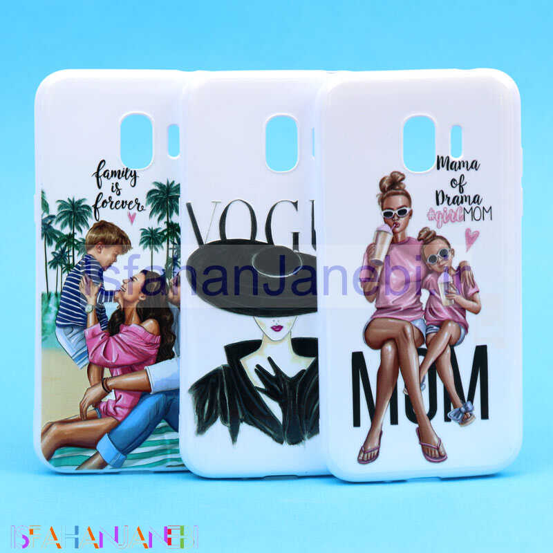 اصفهان جانبی-قاب فانتزی سفید طرح دختر سامسونگ J2 Pro 2018