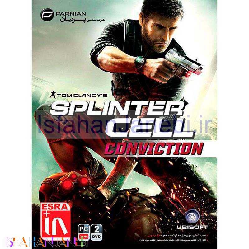 اصفهان جانبی-2DVD بازی کامپیوتر Splinter Cell Conviction PC پرنیان