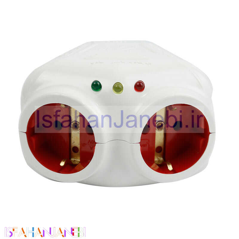 اصفهان جانبی-محافظ برق یخچال و فریزر 2 خانه ارت دار تیراژه S4003