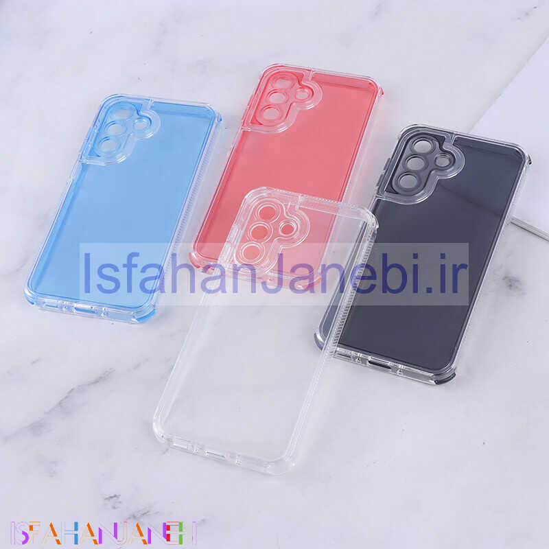 اصفهان جانبی-قاب ضد ضربه Space سامسونگ Galaxy A26 رنگی محافظ لنزدار