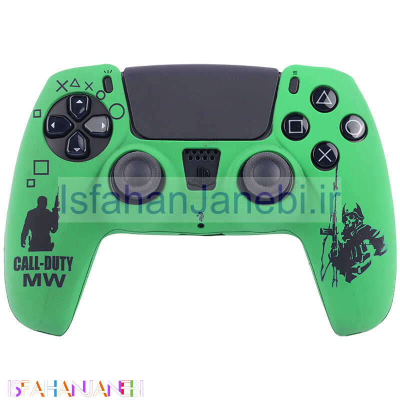 اصفهان جانبی-روکش دسته PS5 طرح Call of Duty Modern Warfare سبز مشکی کد 2