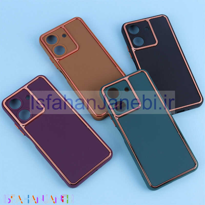 اصفهان جانبی-قاب دور متال رینگی محافظ لنزدار Xiaomi Redmi 13C / Poco C65