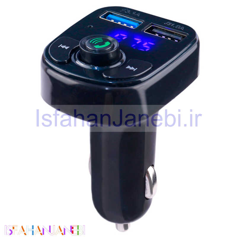 اصفهان جانبی-شارژر فندکی + FM Player بلوتوثی X8