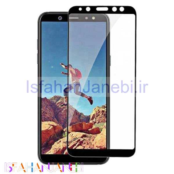 اصفهان جانبی-گلس تمام چسب Samsung J4 Core Full Cover مشکی