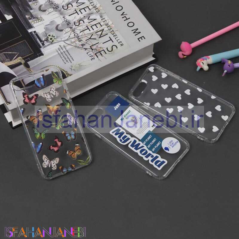 اصفهان جانبی-قاب ژله ای بی رنگ طرحدار آیفون iPhone 7 Plus / iPhone 8 Plus