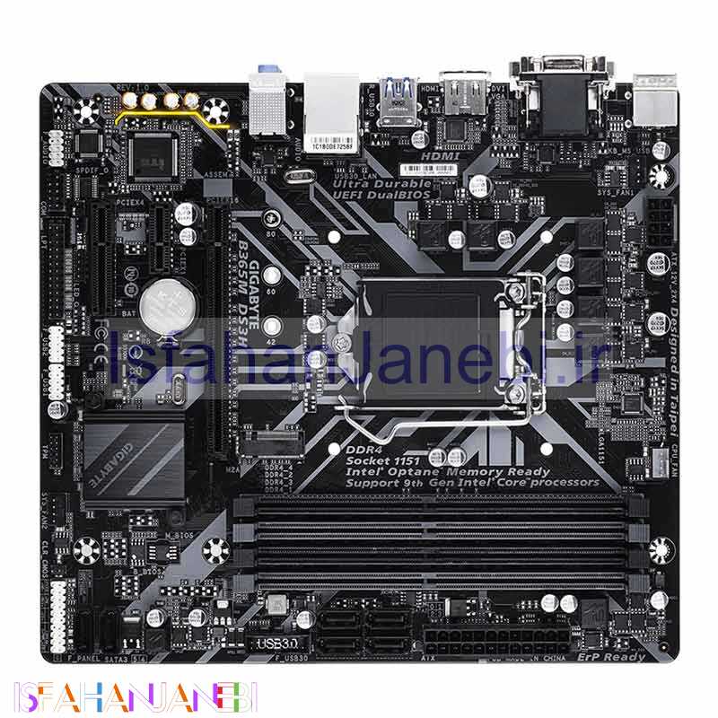 اصفهان جانبی-مادربرد گیگابایت B365M DS3H rev. 1.0 DDR4