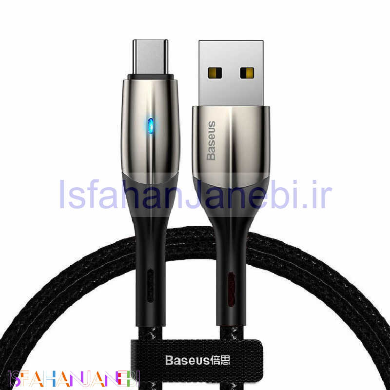 اصفهان جانبی-کابل تایپ سی فست شارژ Baseus Horizontal TZCATSP-A01 3A 1m