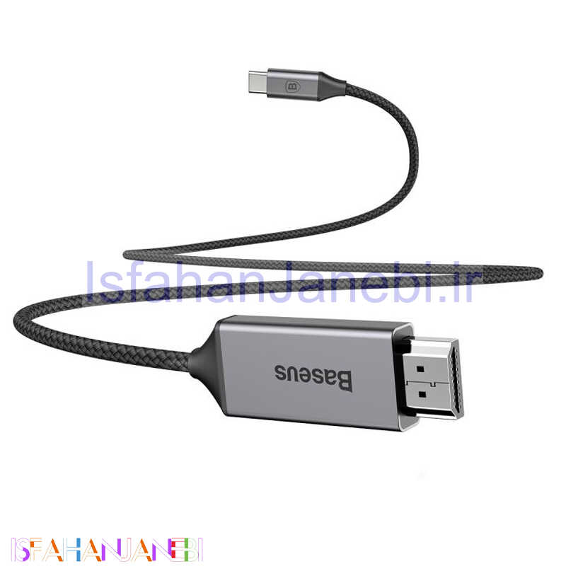 اصفهان جانبی-کابل تبدیل Baseus CATSY-0G Type-C to HDMI 1.8m
