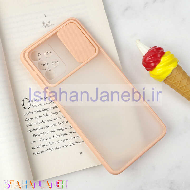 اصفهان جانبی-قاب PC مات محافظ لنز دار کشویی Samsung A32 5G