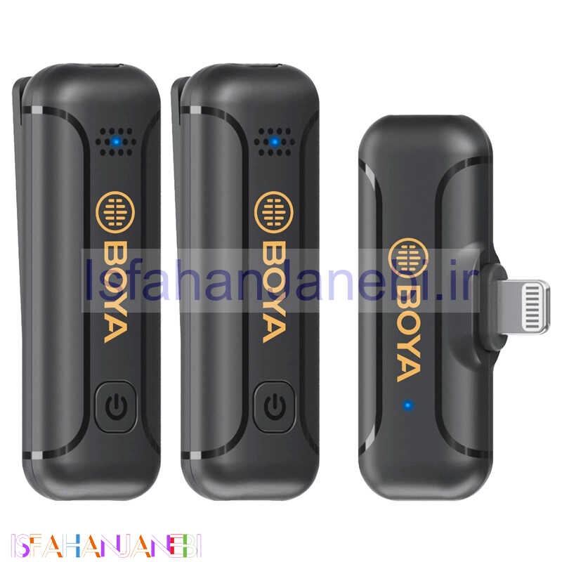 اصفهان جانبی-میکروفون یقه ای بی سیم Boya BY-WM3T2-D2