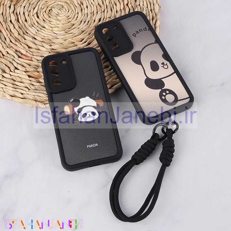 اصفهان جانبی-قاب کبریتی سولید سامسونگ Galaxy S21 FE 5G محافظ لنزدار با بند مچی