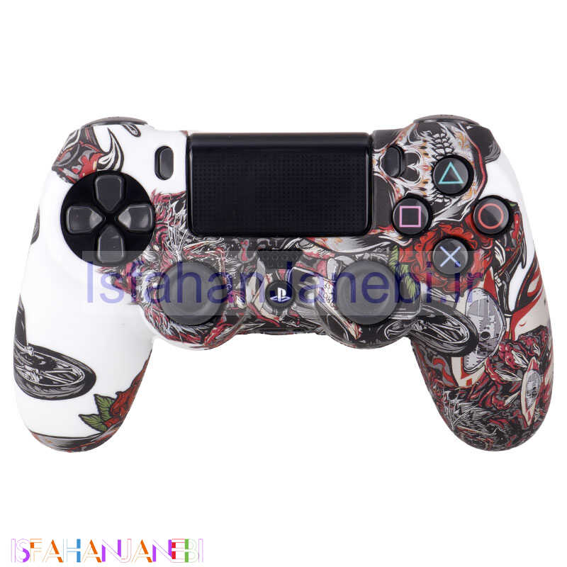 اصفهان جانبی-روکش دسته بازی PS4 طرح موتور زمینه سفید