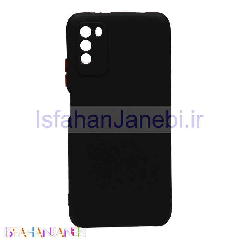 اصفهان جانبی-قاب طرح سیلیکونی محافظ لنزدار Xiaomi Poco M3