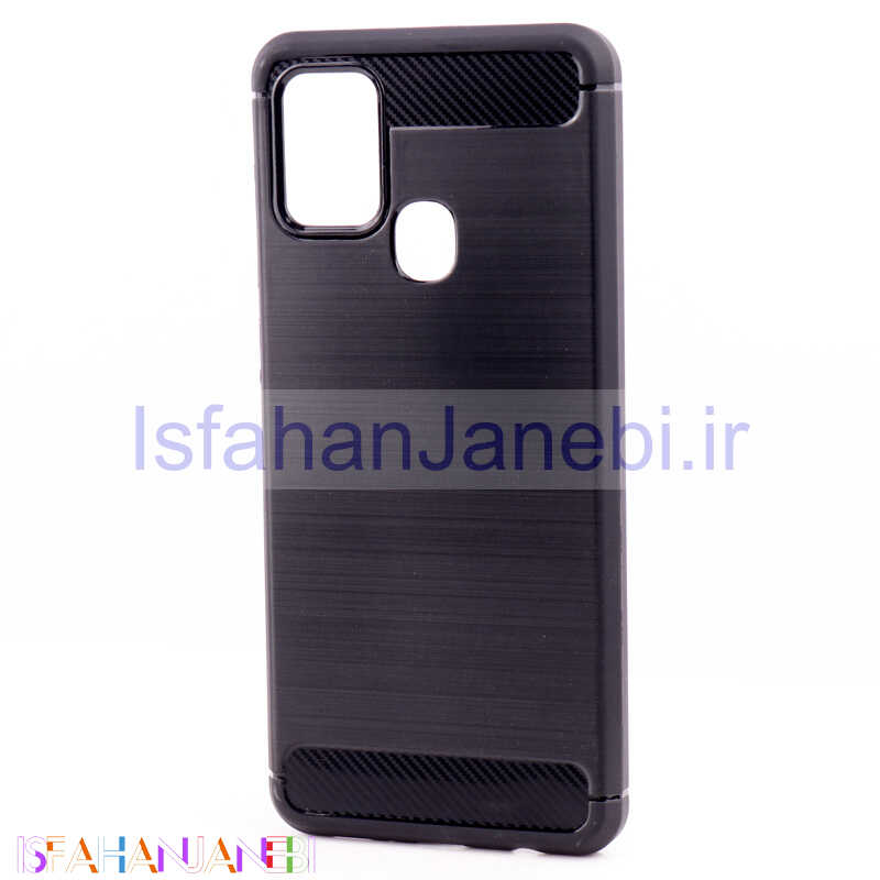 اصفهان جانبی-قاب Fiber Carbon ژله ای Samsung Galaxy A21s