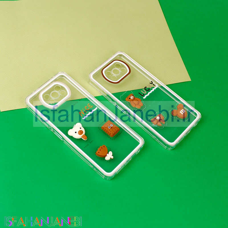 اصفهان جانبی-قاب عروسکی خرس بیسکویتی محافظ لنزدار Xiaomi poco X3