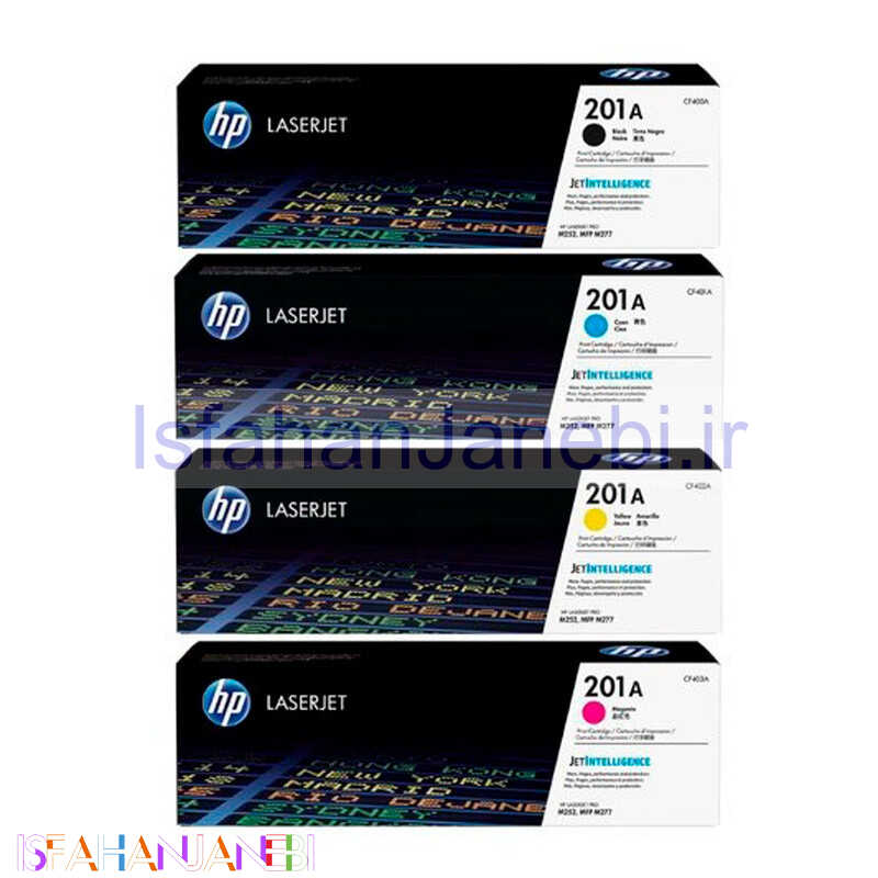 اصفهان جانبی-کارتریج لیزری رنگی HP LaserJet 201A بسته 4 عددی