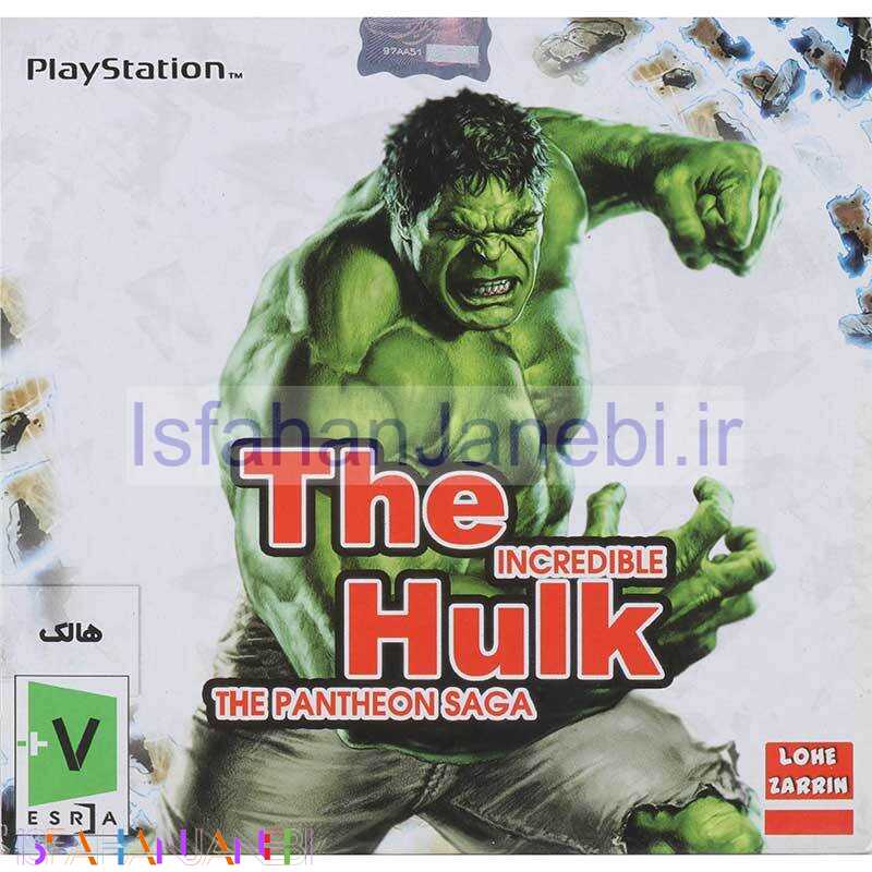 اصفهان جانبی-بازی The Incredible Hulk The Pantheon Saga لوح زرین مناسب برای PS1