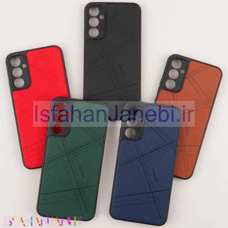 اصفهان جانبی-قاب چرمی Remax سامسونگ Galaxy A34 محافظ لنزدار