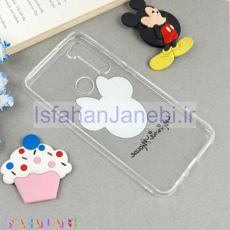 اصفهان جانبی-قاب ژله ای شفاف طرحدار مینی موس Xiaomi Redmi Note 8