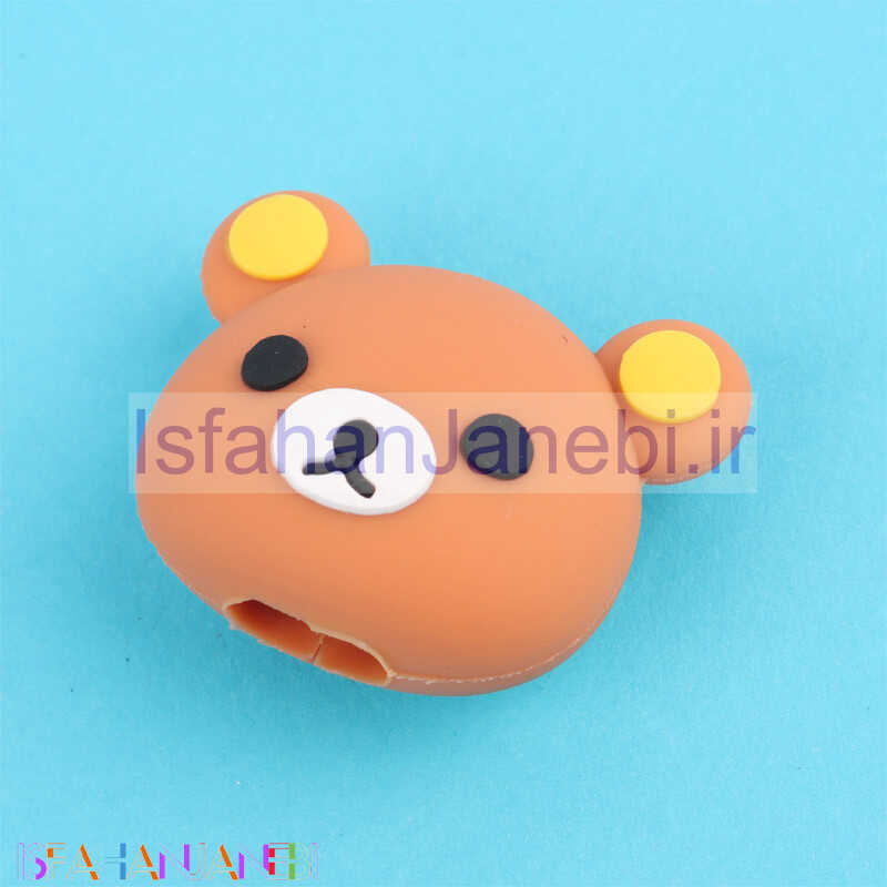 اصفهان جانبی-محافظ سری کابل طرح خرس قهوه ای روشن