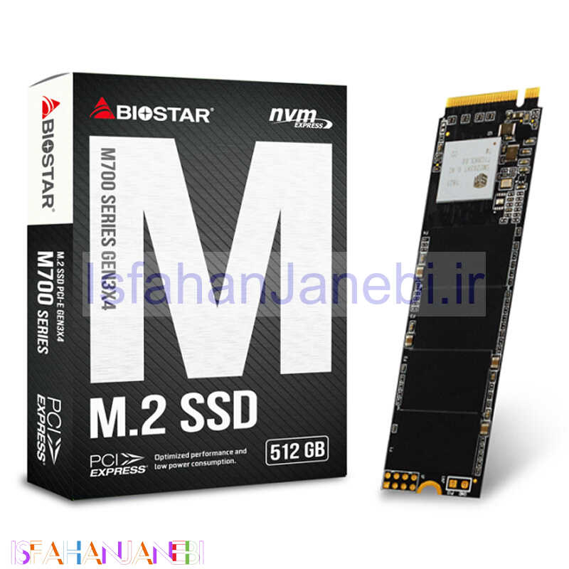 اصفهان جانبی-حافظه SSD بایوستار Biostar M700 512GB M.2