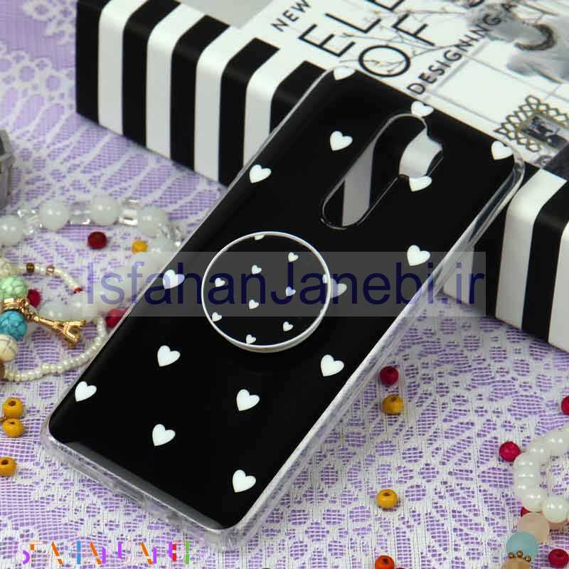 اصفهان جانبی-قاب سوپر IMD دور شفاف پاپ سوکت دار Xiaomi Redmi Note 8 Pro قلبی