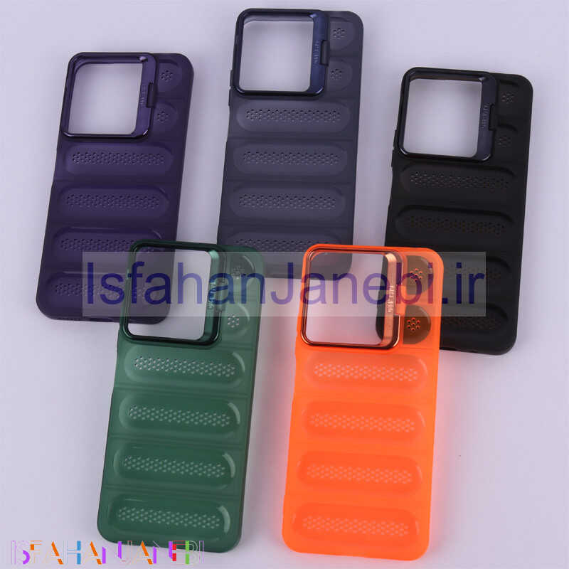 اصفهان جانبی-قاب پافر توری دار ژله ای استندشو شیائومی Redmi 13 4G / Redmi 13 5G