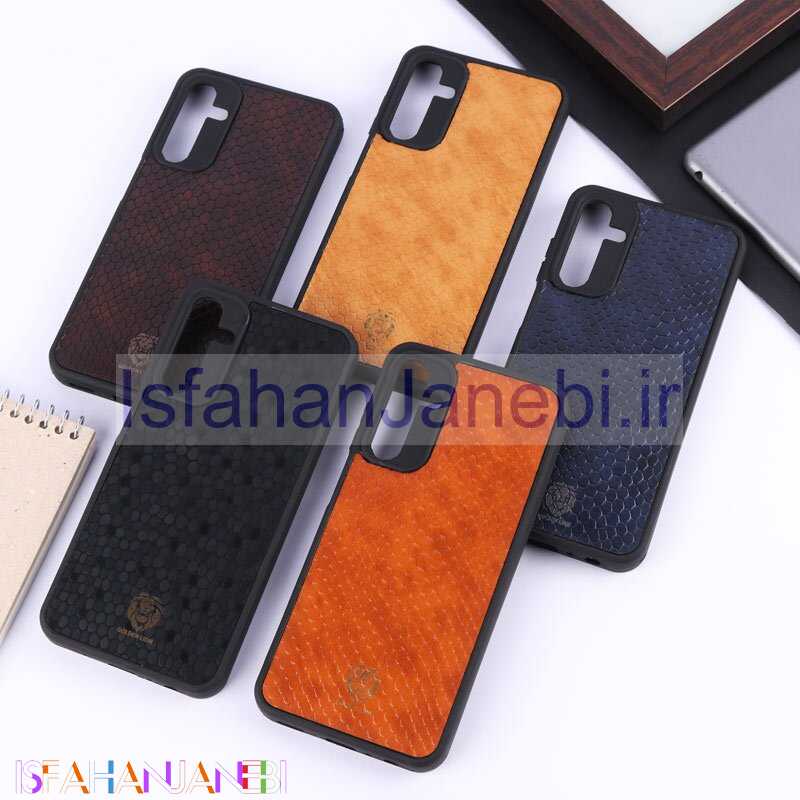 اصفهان جانبی-قاب چرمی پوست ماری Golden Lion سامسونگ Galaxy A25