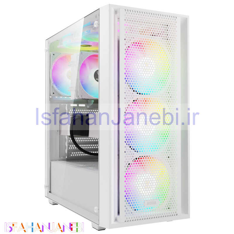 اصفهان جانبی-کیس کامپیوتر گیم دیاس Gamdias Aura GC2 Elite WH