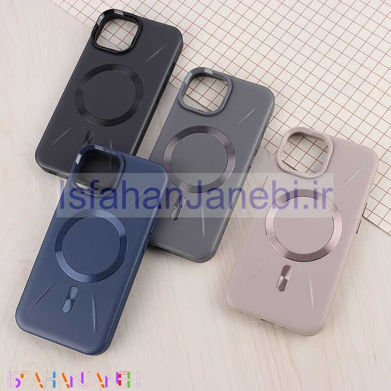 اصفهان جانبی-قاب PC مگ سیف آیفون iPhone 13 / 14 براق