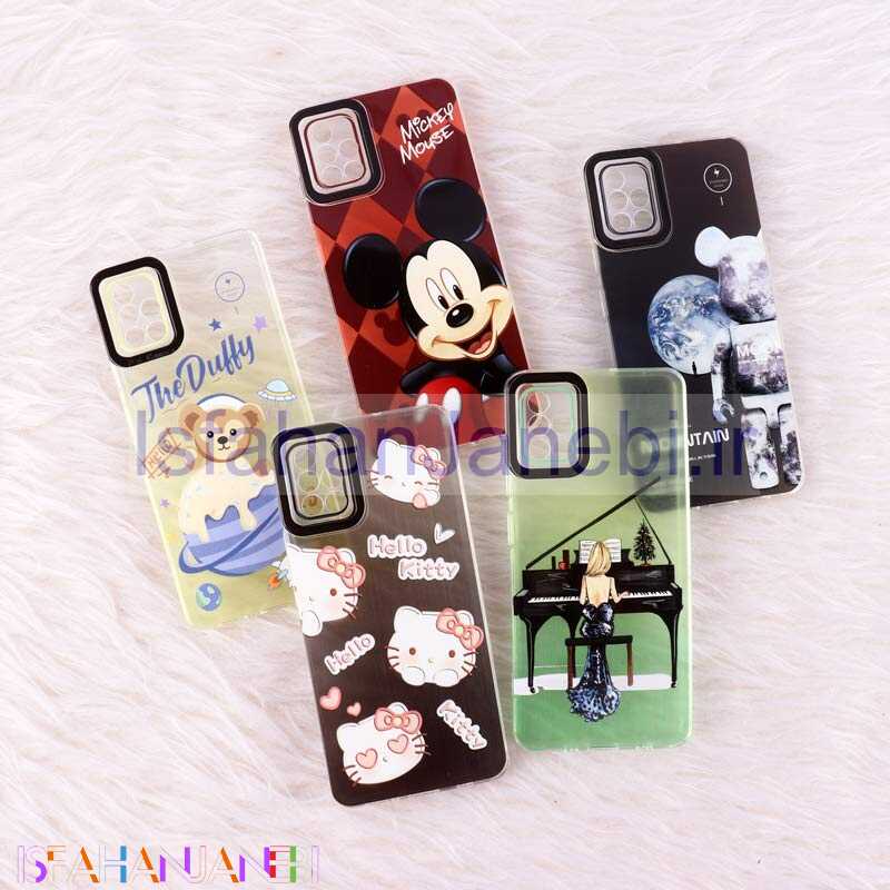 اصفهان جانبی-قاب ژله ای فانتزی محافظ لنزدار Samsung Galaxy A51