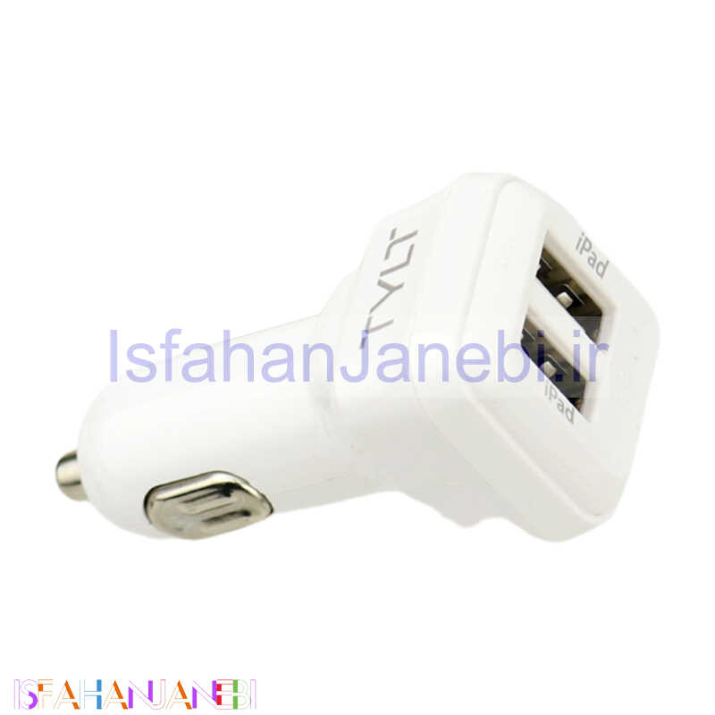 اصفهان جانبی-شارژر فندکی فست شارژ TYLT UBULLET-RO 2.4A 24W شرینک