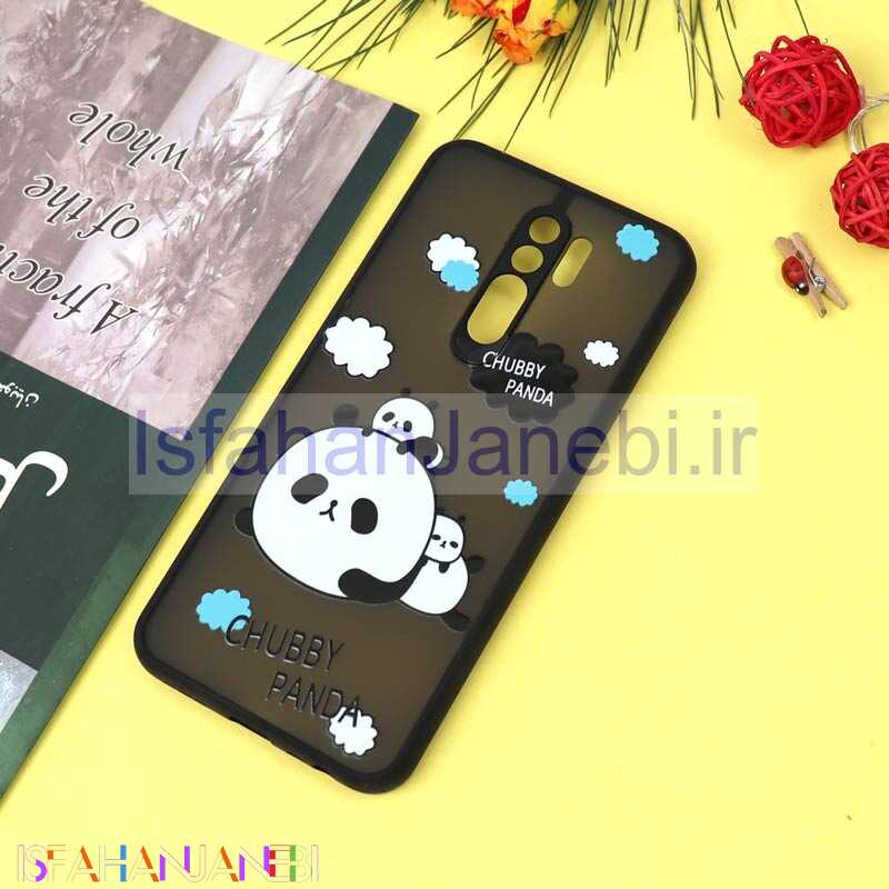 اصفهان جانبی-قاب PC مات محافظ لنزدار طرحدار پاندا شیائومی Redmi 9