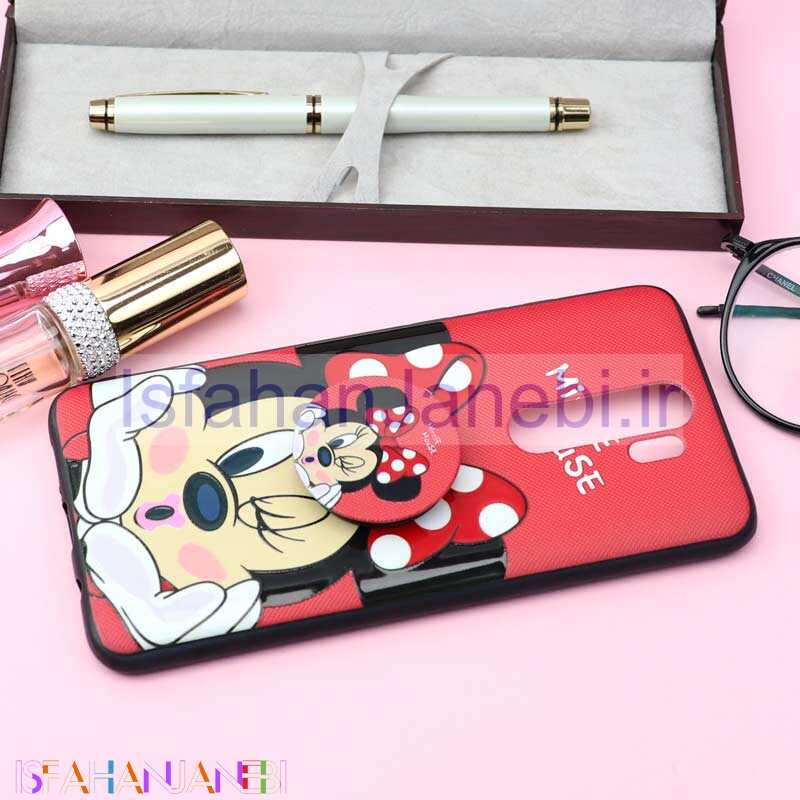 اصفهان جانبی-قاب فانتزی برجسته + پاپ سوکت کد9 شیائومی Redmi Note 8 Pro