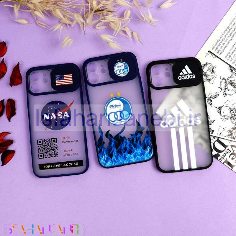 اصفهان جانبی-قاب محافظ لنز دار کشویی طرحدار پسرانه iPhone 12 سری B