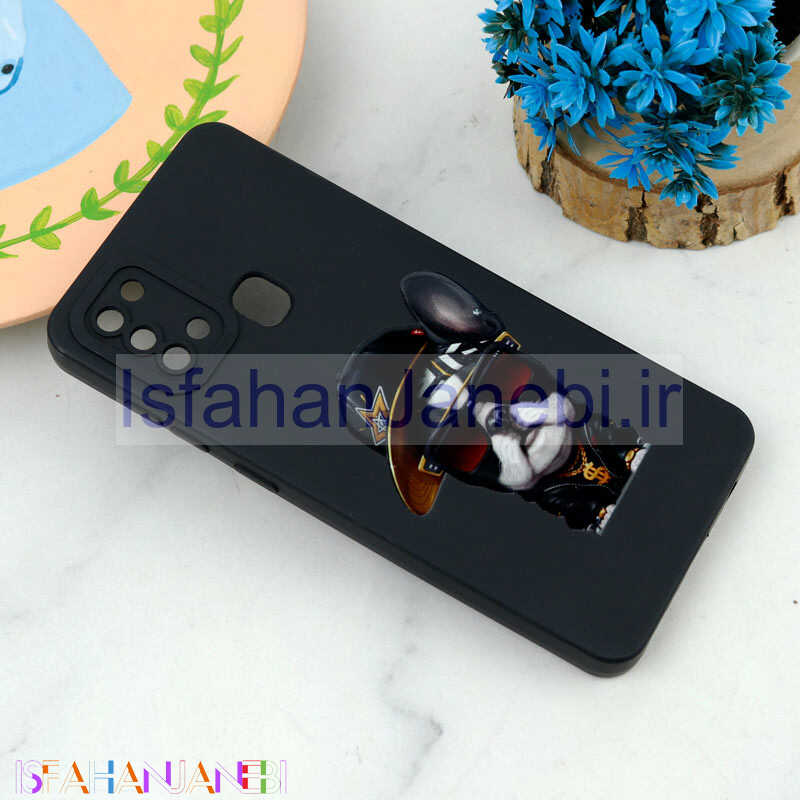 اصفهان جانبی-قاب سیلیکونی طرحدار محافظ لنزدار Samsung Galaxy A21s