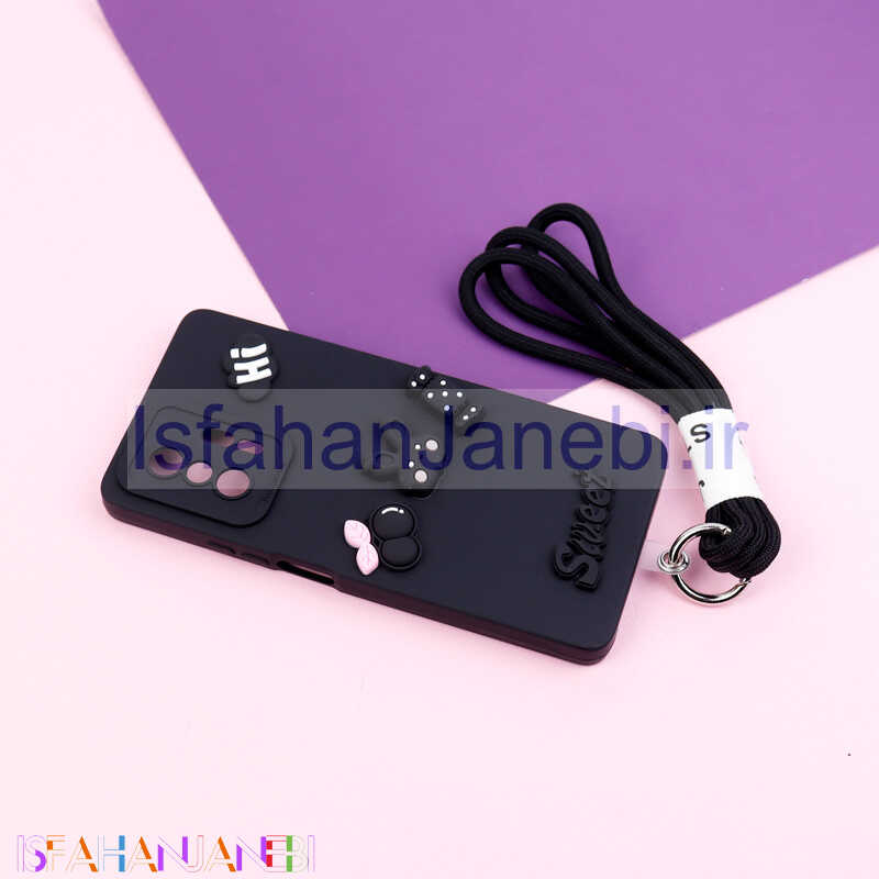 اصفهان جانبی-قاب عروسکی برجسته محافظ لنزدار + بند آویز Xiaomi 11T / 11T Pro