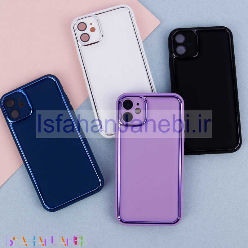 اصفهان جانبی-قاب دور براق رینگی محافظ لنزدار iPhone 11