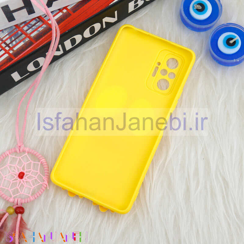 اصفهان جانبی-قاب سیلیکونی اردک زرد محافظ لنزدار Xiaomi Redmi Note 10 Pro