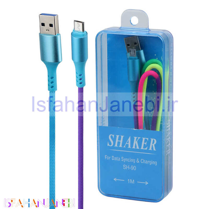 اصفهان جانبی-کابل میکرو یو اس بی Shaker SH-90 2A 1m رنگی