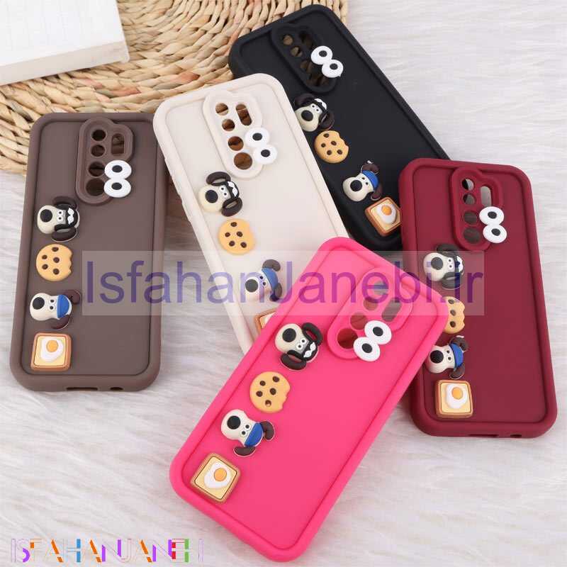 اصفهان جانبی-قاب سولید شیائومی Redmi Note 8 Pro عروسک برجسته محافظ لنزدار