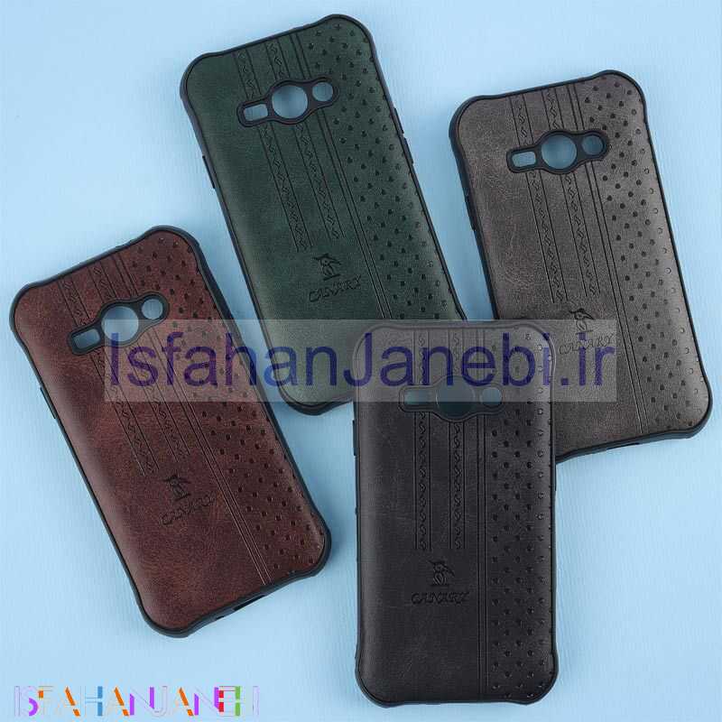 اصفهان جانبی-قاب چرمی Canary سامسونگ Galaxy J1 2016 محافظ لنزدار