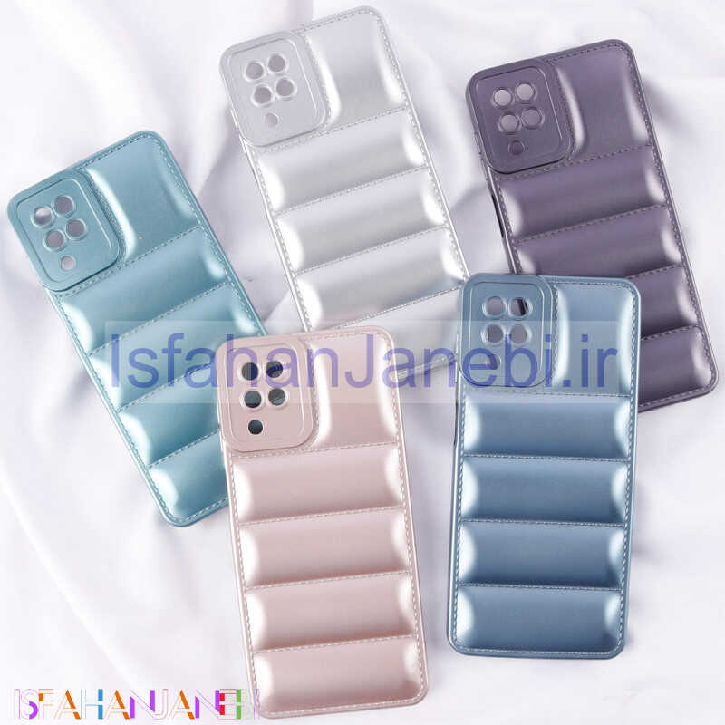 اصفهان جانبی-قاب پافر ژله ای براق محافظ لنزدار Samsung Galaxy A12 / M12