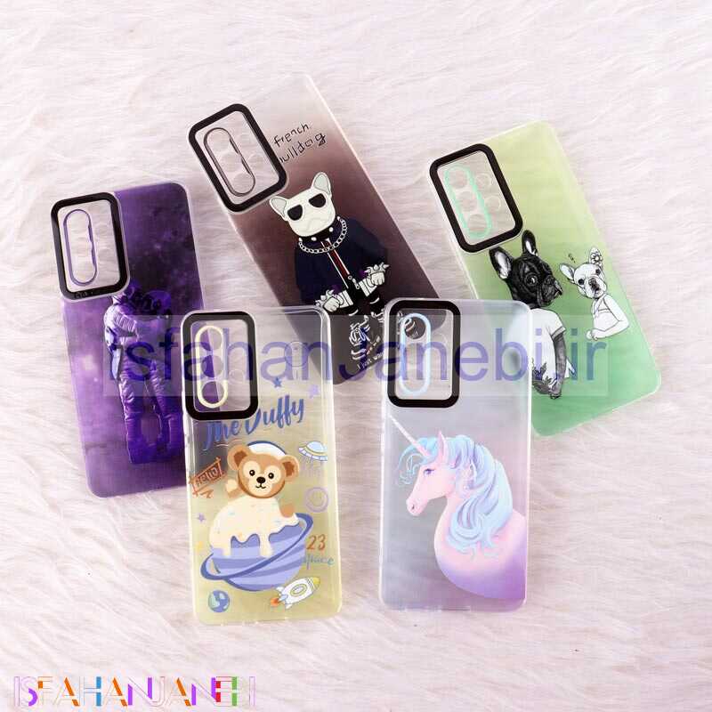 اصفهان جانبی-قاب ژله ای فانتزی محافظ لنزدار Samsung Galaxy A53 5G