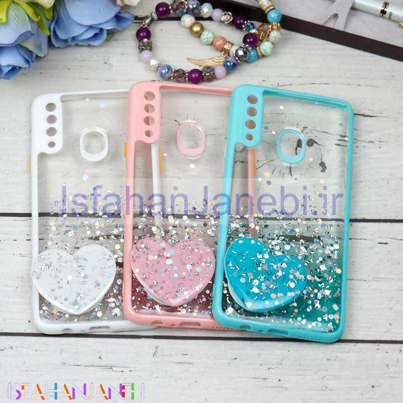 اصفهان جانبی-قاب محافظ لنزدار اکلیلی شفاف پاپ سوکت دار Samsung A20s