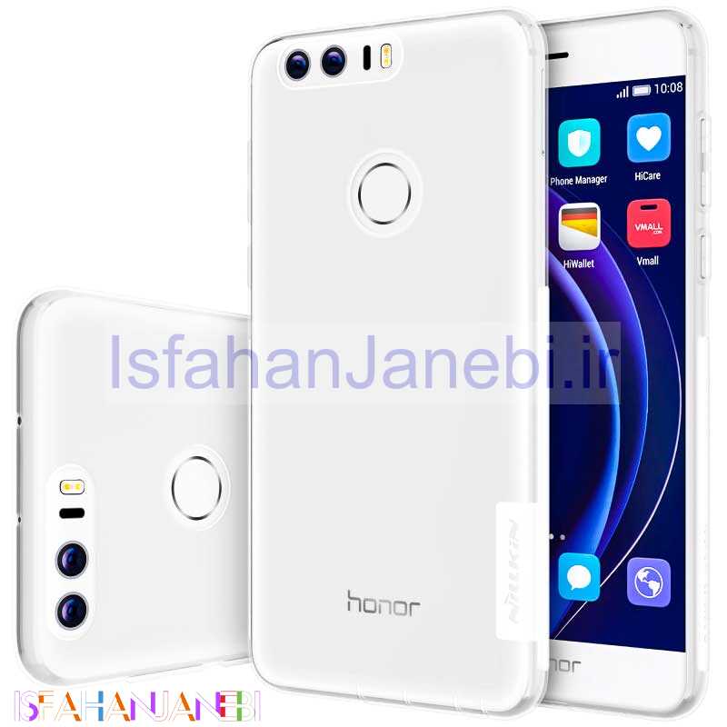 اصفهان جانبی-قاب اورجینال ژله ای شفاف Nature نیلکین Huawei Honor V8